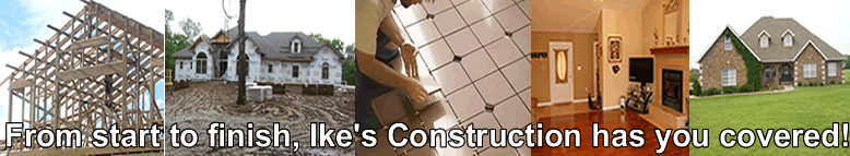 Ike's Construction Banner